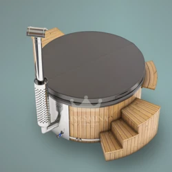 Hot Tub With Smart Hybrid Heater